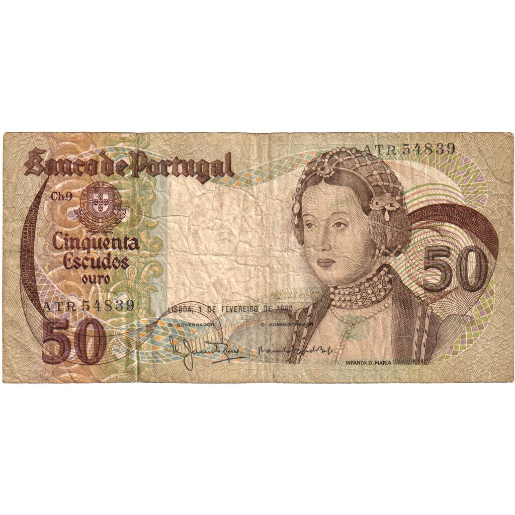 Portugal, 50 Escudos, 1980-02-01, S