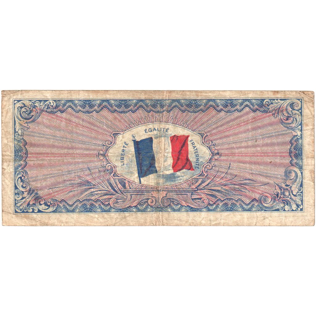 França, 100 Francs, Flag/France, SERIE DE 1944, F(12-15)