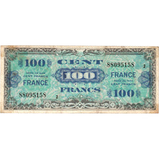 France, 100 Francs, Drapeau/France, 1944, Serie 2, TB