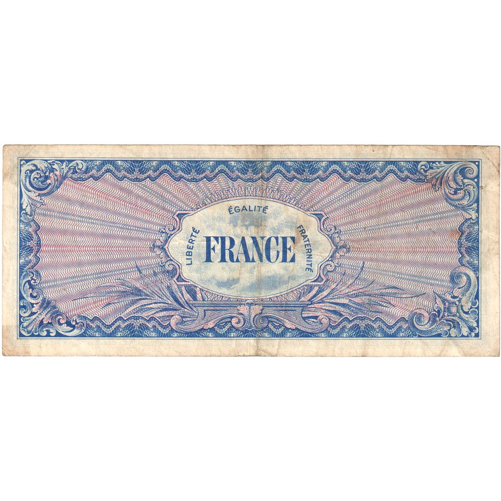 France, 100 Francs, Drapeau/France, 1944, Serie 2, TB