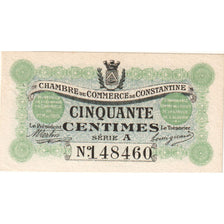 Algeria, Constantine, 50 Centimes, 1915-05-18, Chambre de Commerce, MBC+