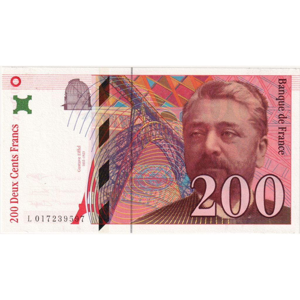 Frankrijk, 200 Francs, Eiffel, L.017, SPL