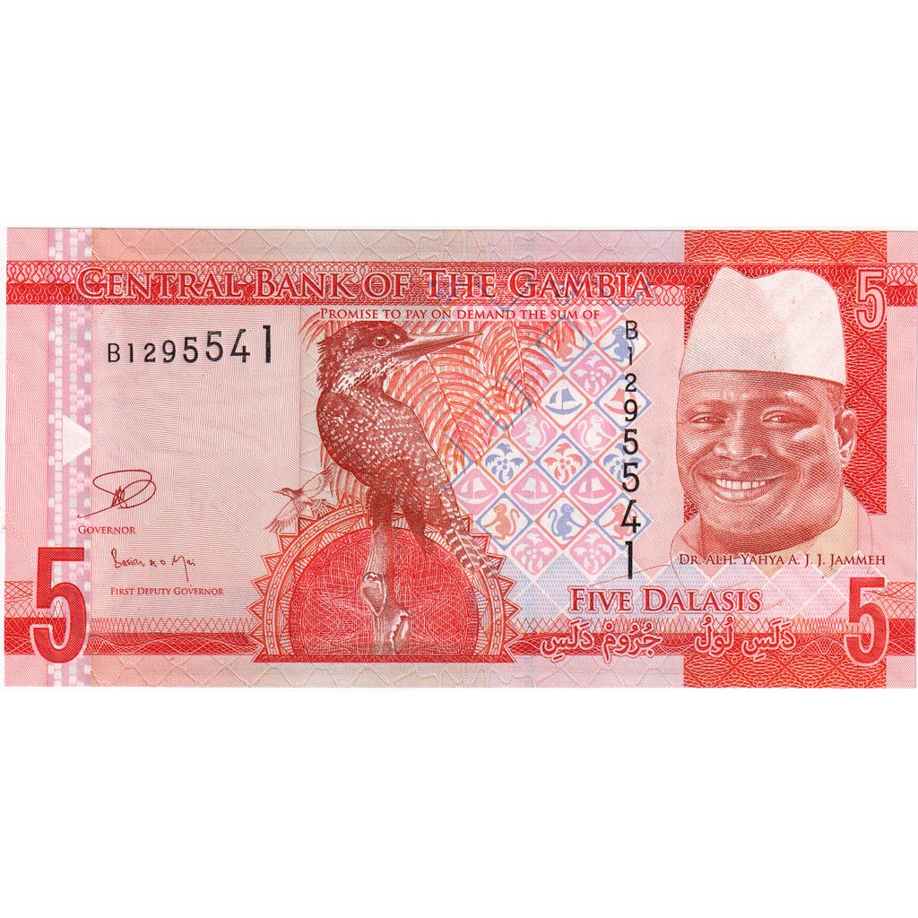 Gambia, 5 Dalasis, 2015, UNC(65-70)