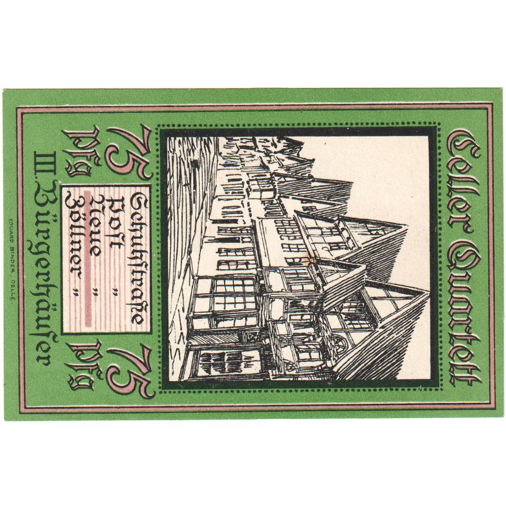 Alemania, Celle, 75 Pfennig, 1922-01-31, UNC