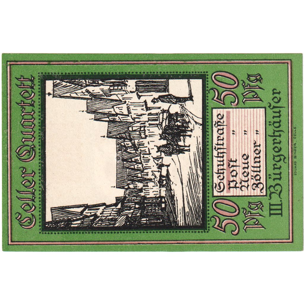 Allemagne, Celle, 50 Pfennig, 1922-01-31, NEUF