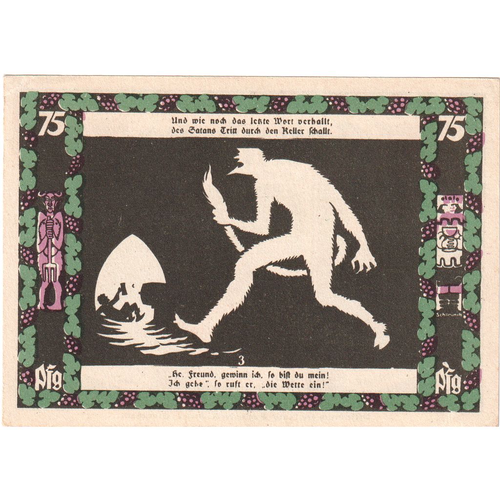Deutschland, Grünberg, 75 Pfennig, 1921-12-31, VZ