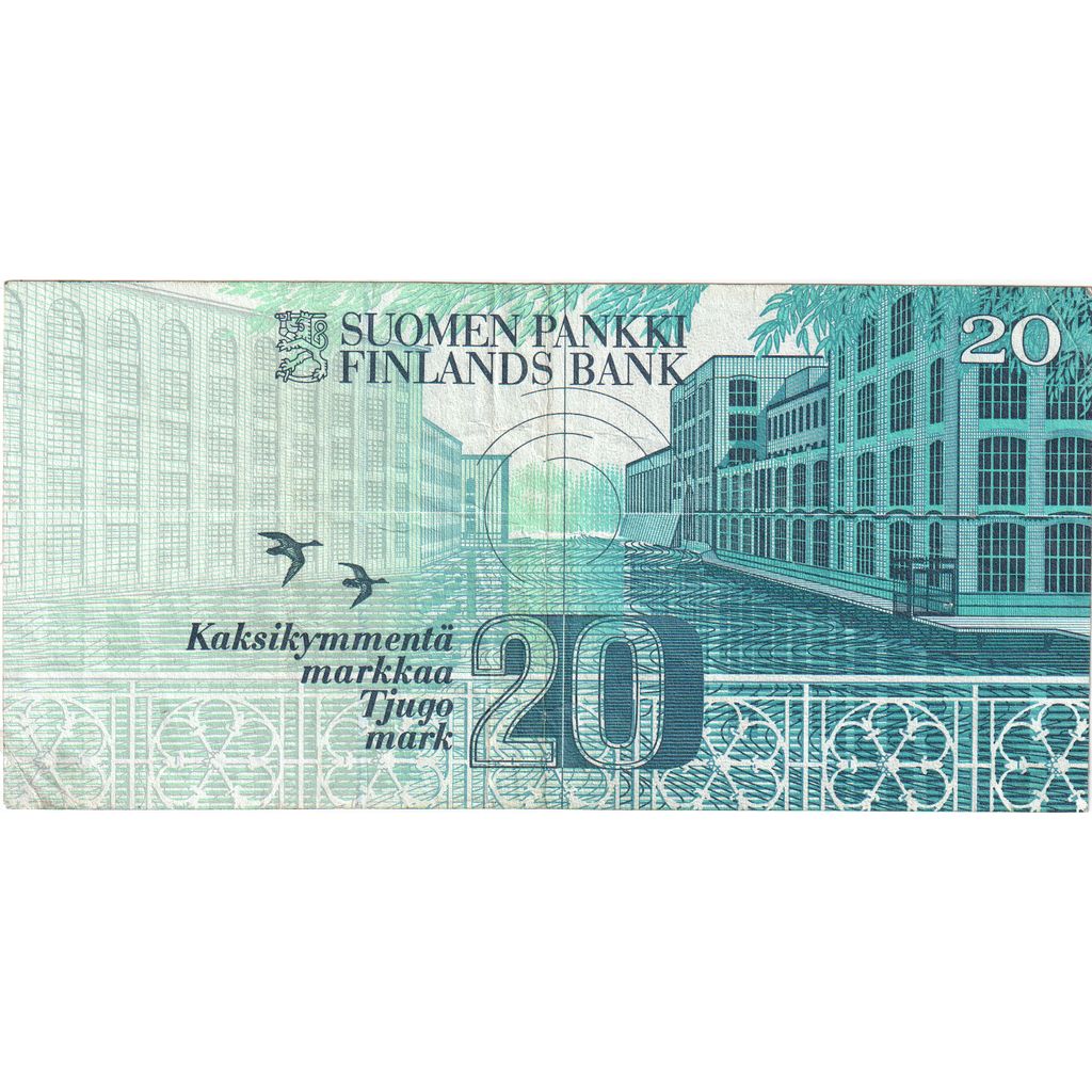 Finland, 20 Markkaa, VF(30-35)