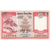 Nepal, 5 Rupees, UNZ