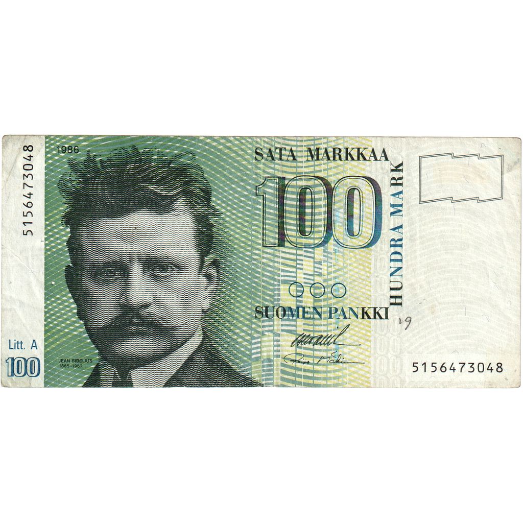 Finland, 100 Markkaa, EF(40-45)