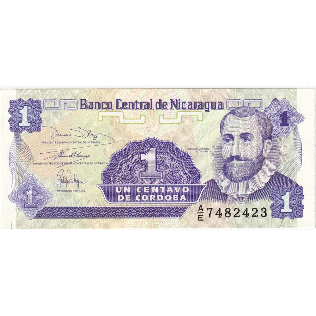 Nicarágua, 1 Centavo, UNC(65-70)