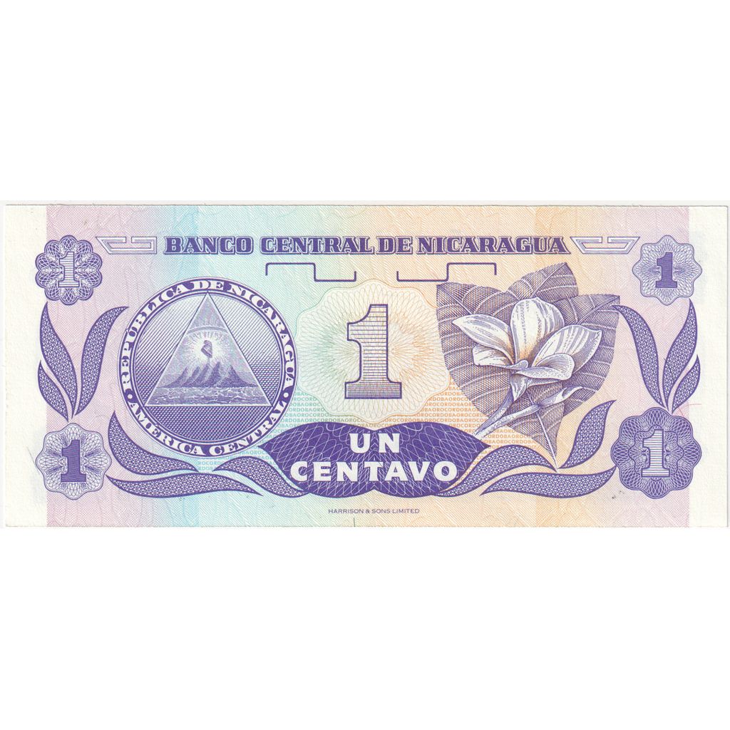 Nicarágua, 1 Centavo, UNC(65-70)