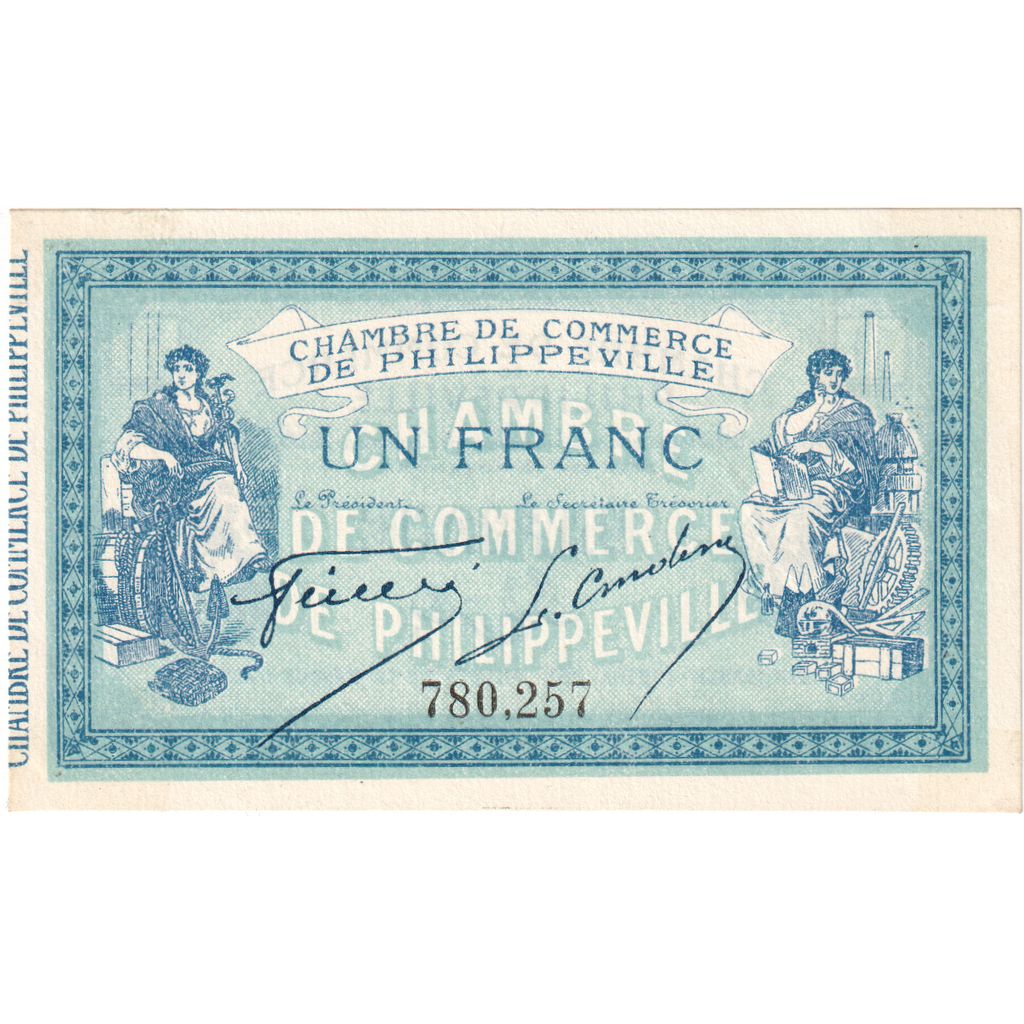 Algerije, 1 Franc, 1914-11-10, NIEUW