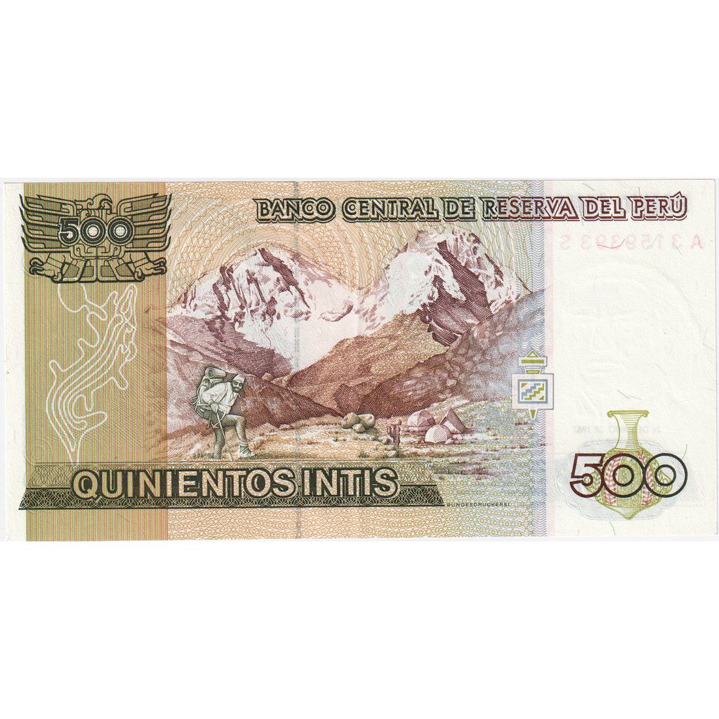 Peru, 500 Intis, 1987-06-26, NIEUW