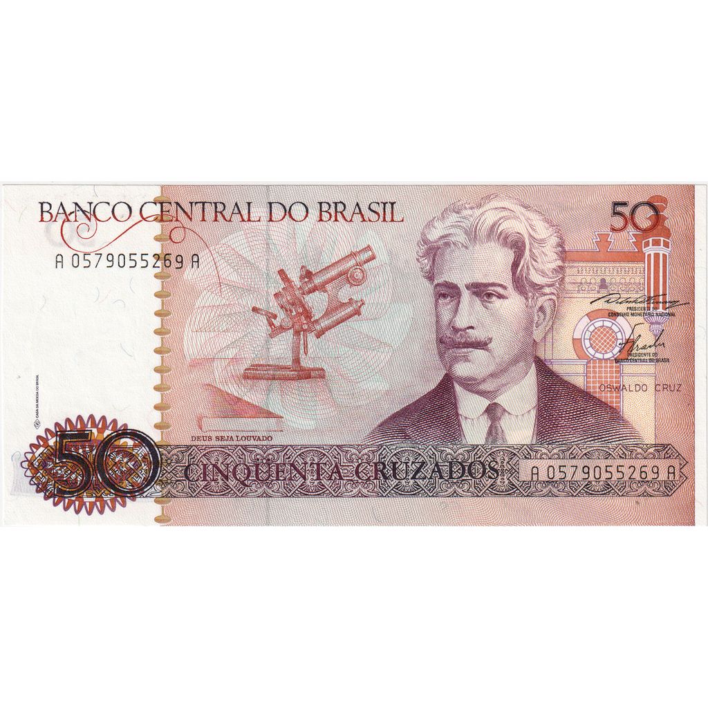 Brasilien, 50 Cruzados, UNZ