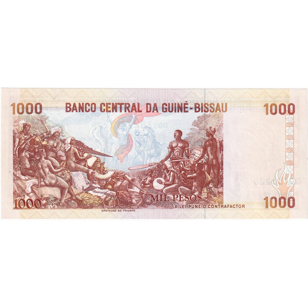 Guiné-Bissau, 1000 Pesos, 1993-03-01, UNC(65-70)