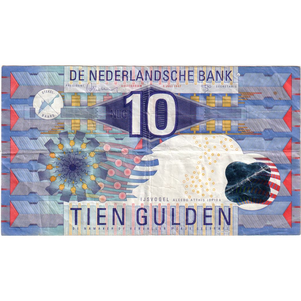 Países Bajos, 10 Gulden, 1997-07-01, BC