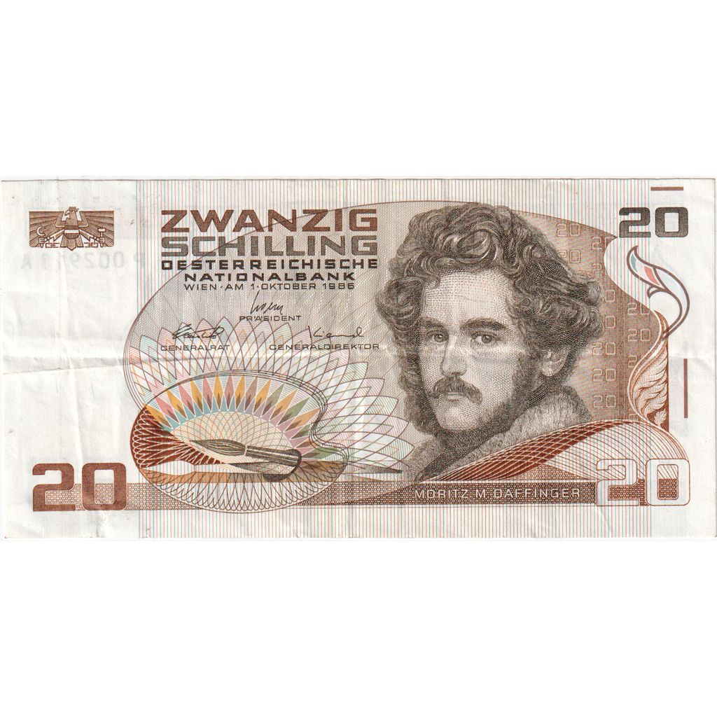 Austria, 20 Schilling, 1986-10-01, EF(40-45)