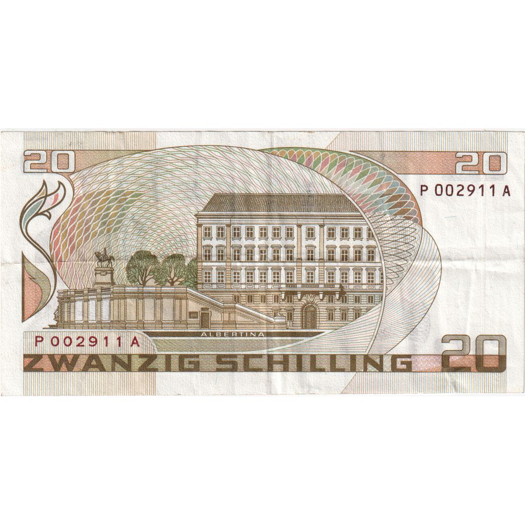 Austria, 20 Schilling, 1986-10-01, EF(40-45)