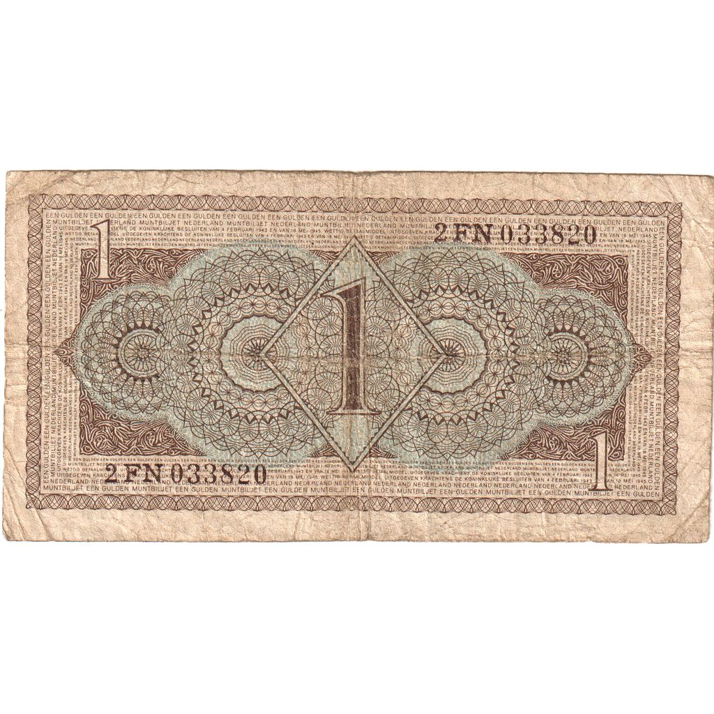 Países Bajos, 1 Gulden, 1949-08-08, RC