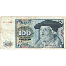 GERMANY - FEDERAL REPUBLIC, 100 Deutsche Mark, 1960-01-02, VF(20-25)