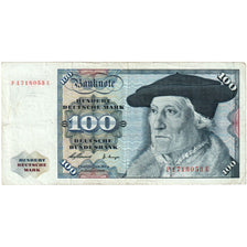 GERMANY - FEDERAL REPUBLIC, 100 Deutsche Mark, 1960-01-02, F(12-15)