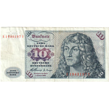 République fédérale allemande, 10 Deutsche Mark, 1960-01-02, TB