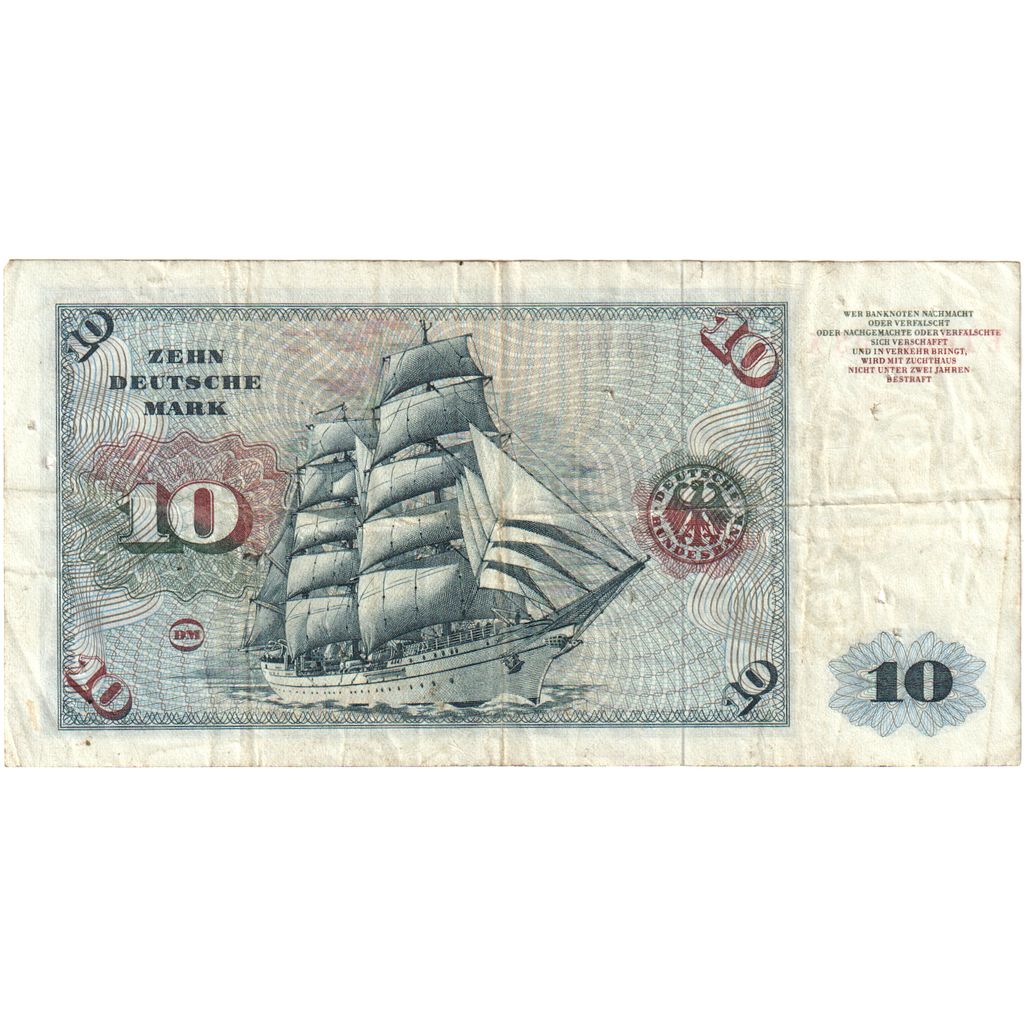 Bundesrepublik Deutschland, 10 Deutsche Mark, 1960-01-02, SGE
