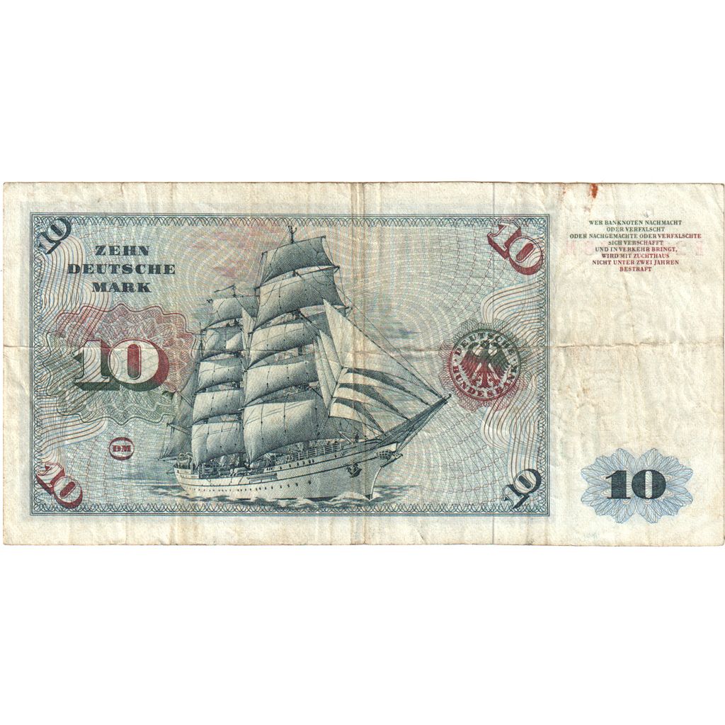 Bundesrepublik Deutschland, 10 Deutsche Mark, 1960-01-02, S