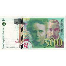 France, 500 Francs, Pierre et Marie Curie, 1994, K.000, UNC(63)