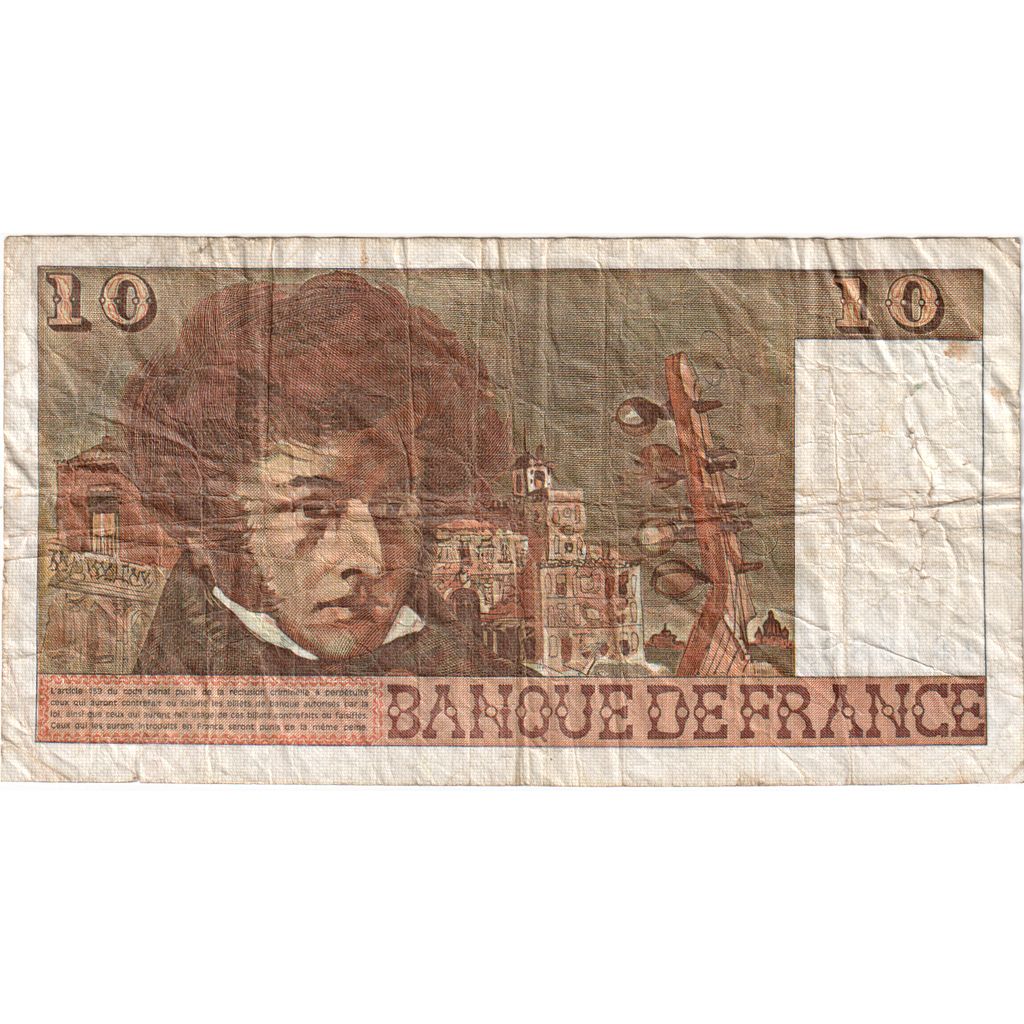 France, 10 Francs, Berlioz, 1978-07-06, K.306, TB