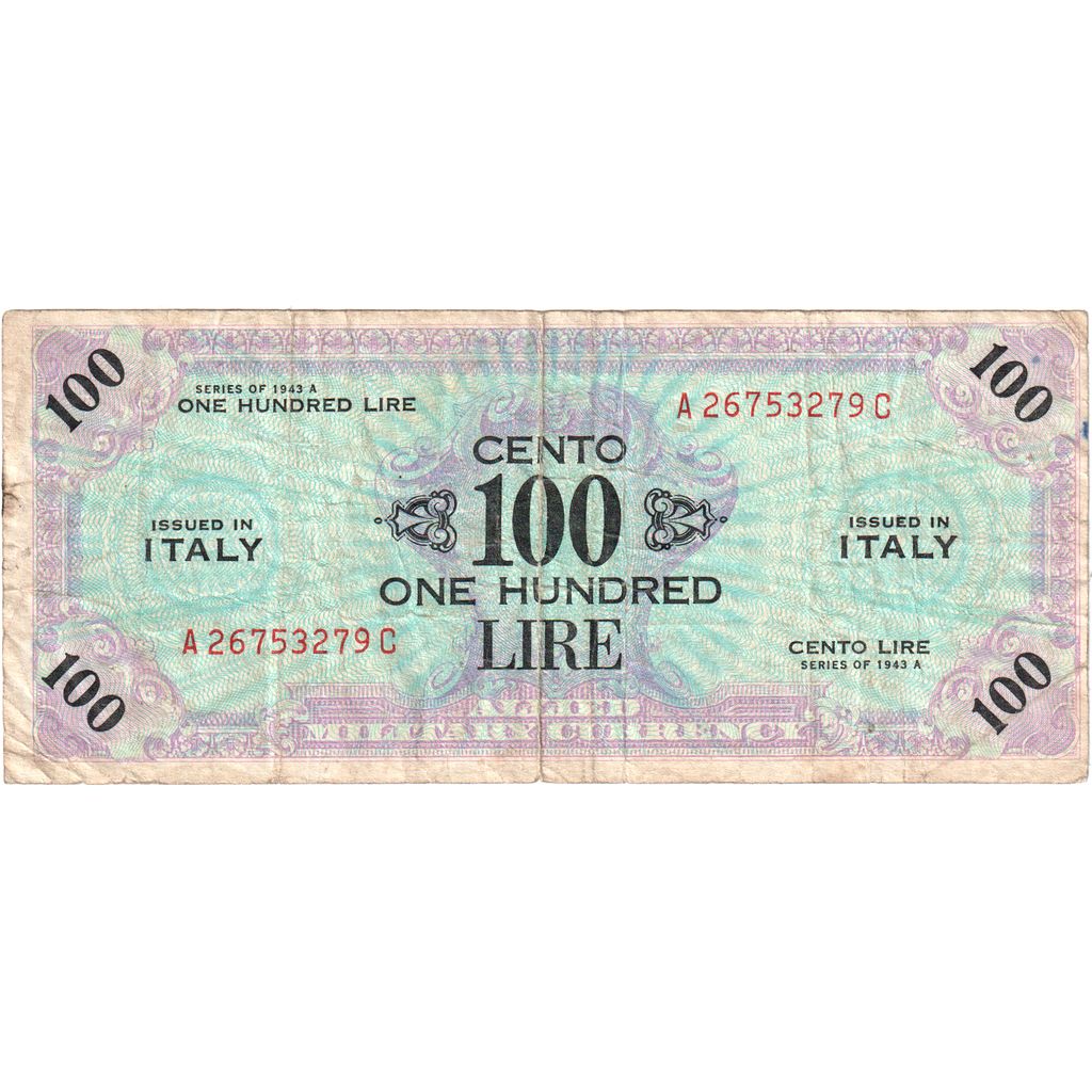 Italy, 100 Lire, VG(8-10)