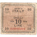Itália, 10 Lire, VG(8-10)