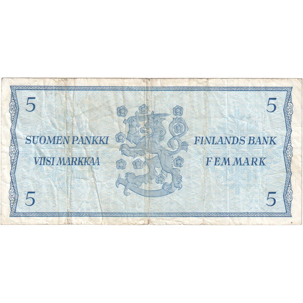 Finlandia, 5 Markkaa, RC+