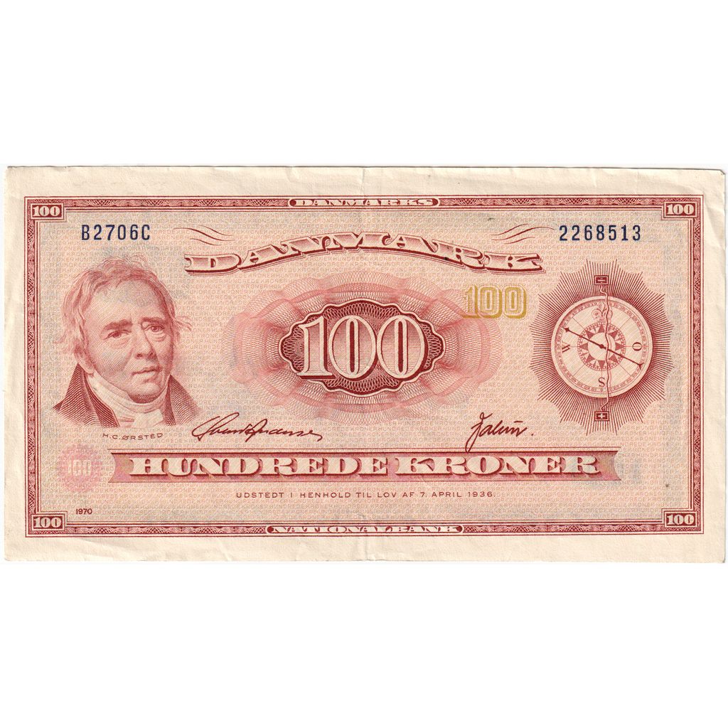 Denmark, 100 Kroner, EF(40-45)