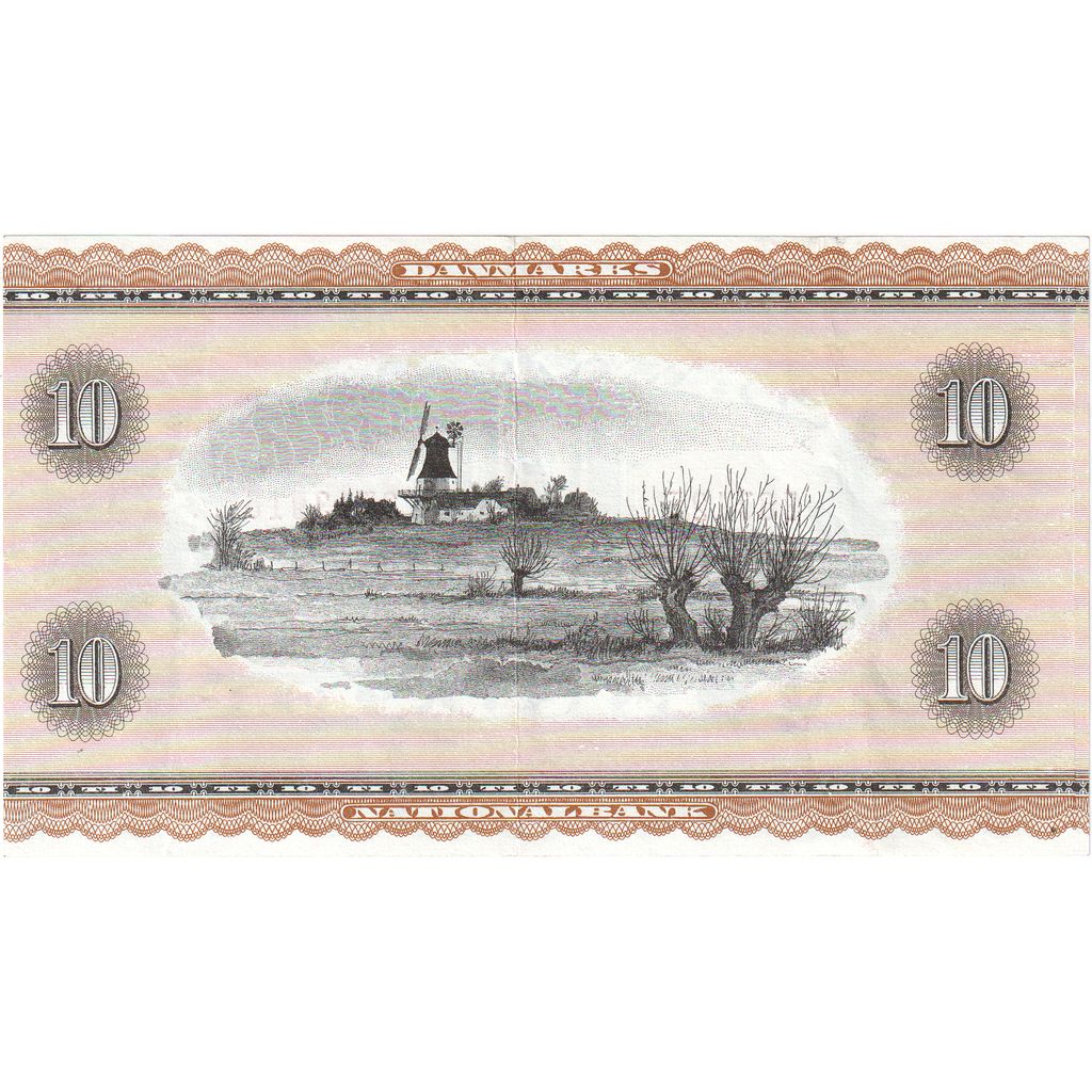 Dinamarca, 10 Kroner, 1936-04-07, EF(40-45)