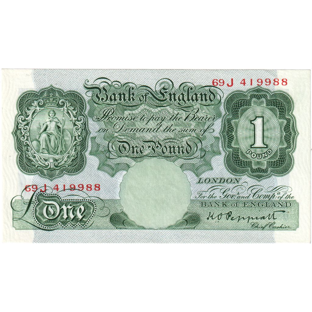 Grã-Bretanha, 1 Pound, AU(50-53)