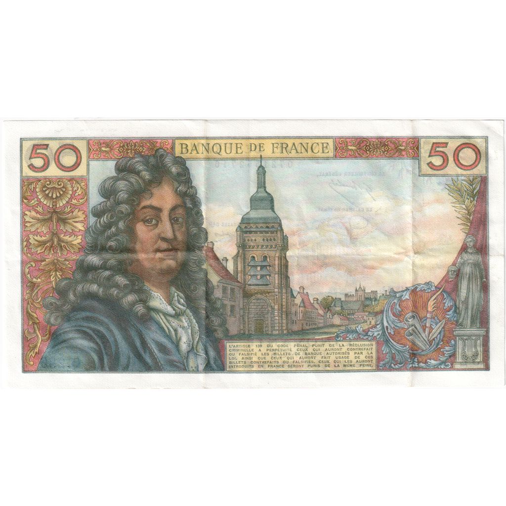 France, 50 Francs, 1976-01-02, Q.289, EF(40-45)