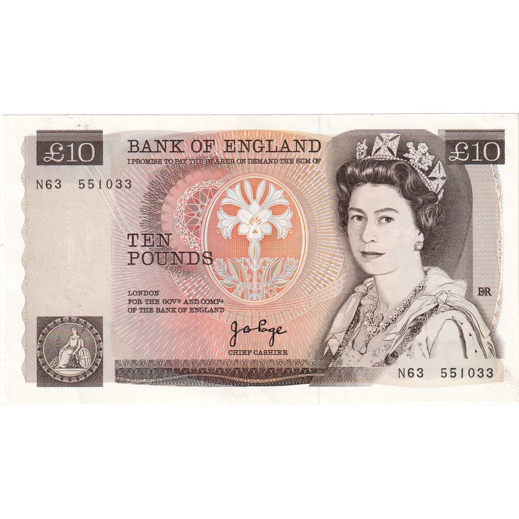 Great Britain, 10 Pounds, UNC(60-62)