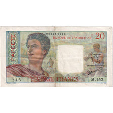 Tahiti, 20 Francs, VF(30-35)