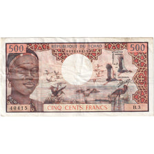 Chad, 500 Francs, SS