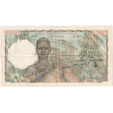 Afrique-Occidentale française, 1000 Francs, 1951-10-02, TTB+