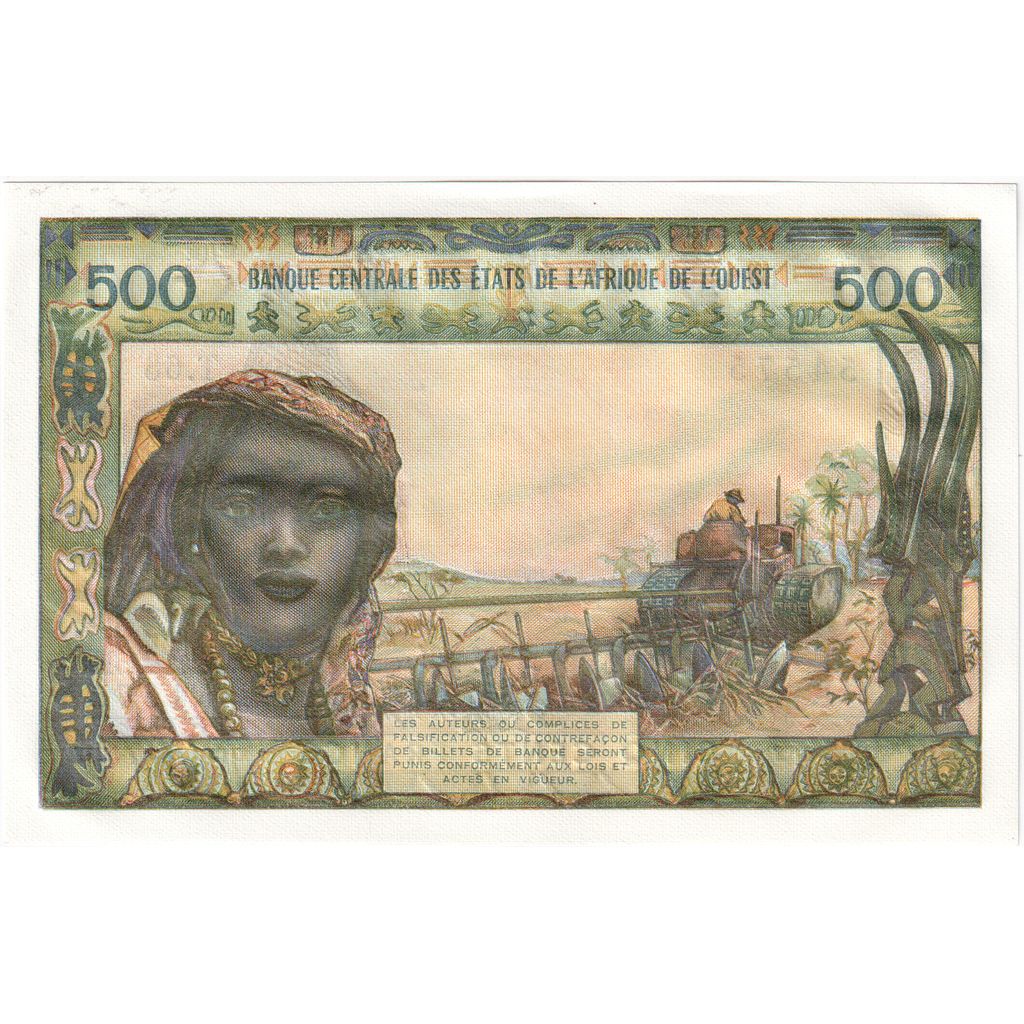 West African States, 500 Francs, UNZ