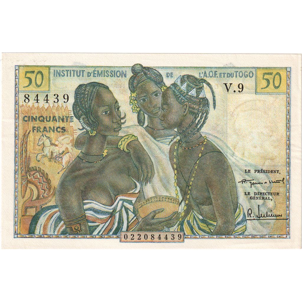 French West Africa, 50 Francs, UNC(65-70)