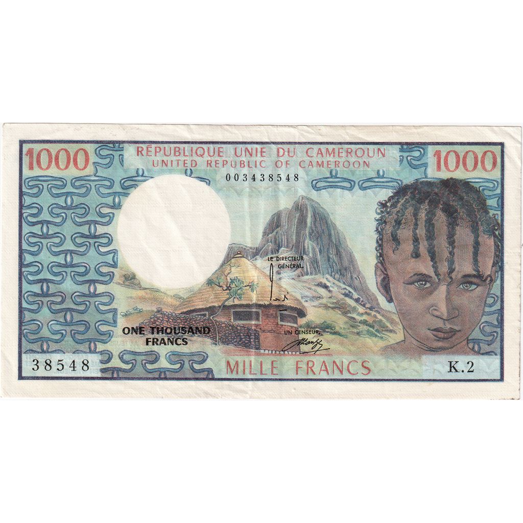 Camerun, 1000 Francs, BB