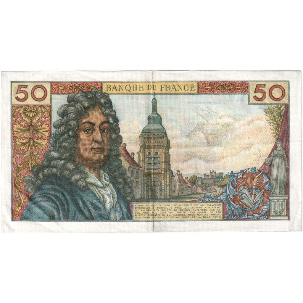 Francia, 50 Francs, Racine, 1971-11-05, Y.183, BB