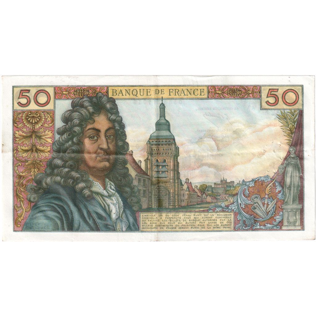 France, 50 Francs, Racine, 1973-10-04, B.227, TTB