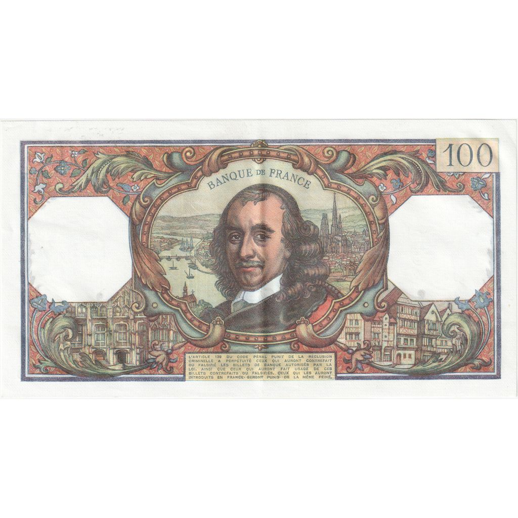 Francja, 100 Francs, Corneille, 1978-03-02, M.1190, AU(50-53)