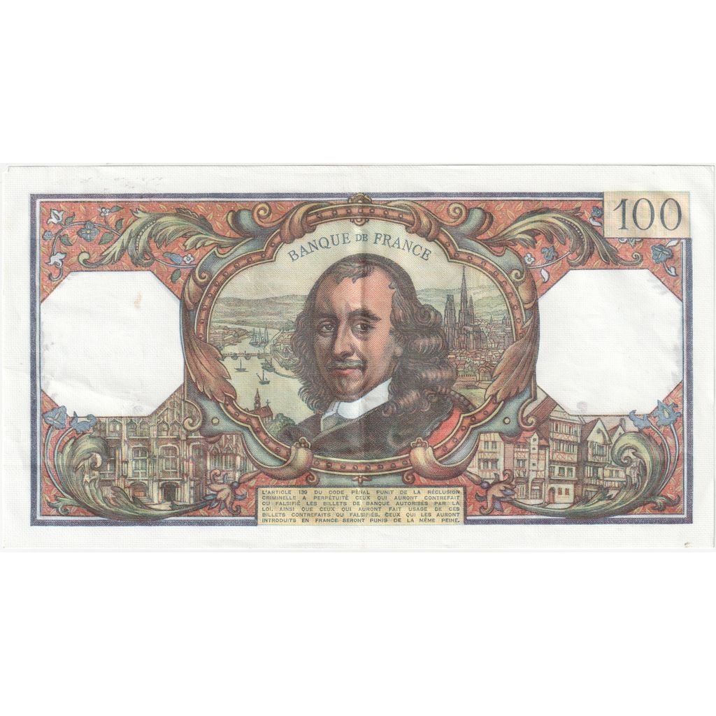 Francja, 100 Francs, Corneille, 1978-03-02, M.1190, AU(50-53)