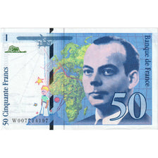 France, 50 Francs, St Exupéry, W.007, UNC(65-70)