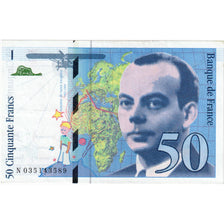 France, 50 Francs, St Exupéry, N.035, UNC(64)